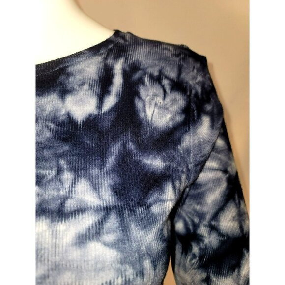Wild Fable Tie Dye Long Sleeve Crop Top - Size Medium - Picture 6 of 8